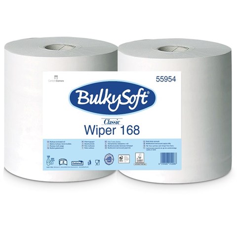 BulkySoft 2 BOBINE MULTIUSO Bulky Wiper168 2v. 800 strappi BulkySoft - 4000991 - F001178
