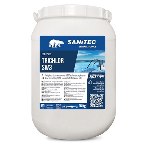 SANITEC TRI-CLORO 90% Kg.25 SANITEC - 43858 - F001399