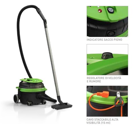 IPC PROFESSIONAL IPC SOTECO - ASPIRAPOLVERE PROFESSIONAL Lt.12 LP 1/12 LUXE HOTEL ECO A IPC PROFESSIONAL - 45905 - F001251