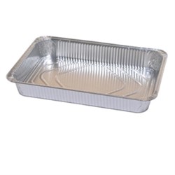 BANDEJAS DE ALUMÍNIO "G" EDGE R49 (6Pcs) 316x216x43 mm 50 peças