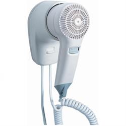 500795 - asciugacapelli hotel elettrico da parete bianco