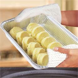 VASSOIO GASTRONOMICO ALLUMINIO BORDO "G" V9-R67G Mm.525x325x67 Pz.50