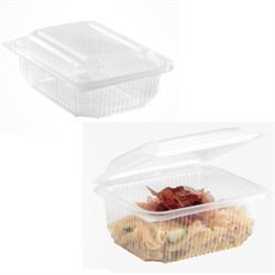 VASCHETTE per MICROONDE con COPERCHIO Mm.185x145x55 Cc.750 Pz.50