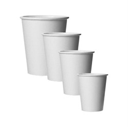 BICCHIERI BIANCHI in CARTONCINO per BEVANDE CALDE da 4OZ Pz.50