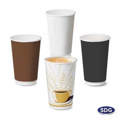 SDG BICCHIERI NERI in CARTONCINO per BEVANDE CALDE da 6OZ Pz.1000 SDG - 45060 - F001276