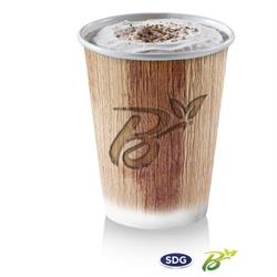 44993 - bicchieri biodegradabili palm leaf bio per bevande calde da 9oz pz1000