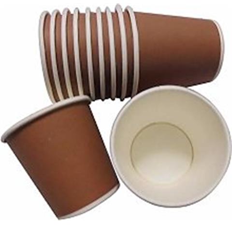 scatolificio del gar BICCHIERI BROWN in CARTONCINO per BEVANDE CALDE da 4OZ Pz.50 scatolificio del gar - CC42277 - F001276