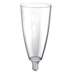 CC300235 - bicchieri flute calice ps trasparenti pz20