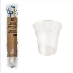 45433 - bicchieri pla biodegradabili cc200 pz1250