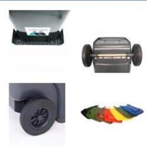  BIDONE RACCOLTA DIFFERENZIATA Lt.120 - ACCESSORIO PEDALE  - 41961 - F000005