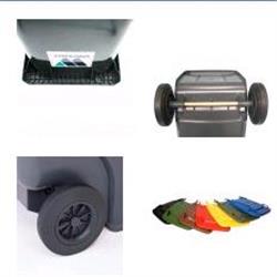 41958 - bidone raccolta differenziata lt120 e lt240 ricambio ruote