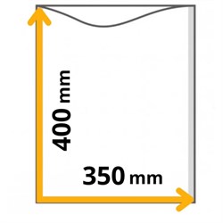 46081 - buste per sottovuoto cm35x40 micron 90 pz100