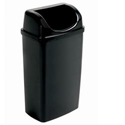 45862 - pattumiera con coperchio ad imbocco noir lt50