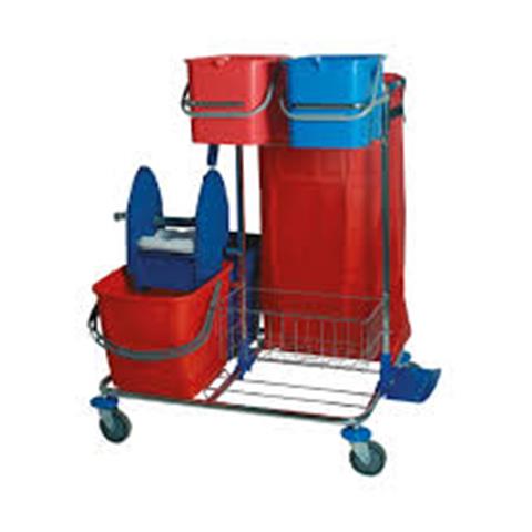  CARRELLO MONOPLASTIC Lt.25 con STRIZZATORE (ROBIN 25)  - 44305 - F000637