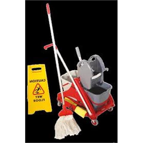  CARRELLO MONOVASCA Lt. 18 CON STRIZZATORE A LIBRO  - 44360 - F000637