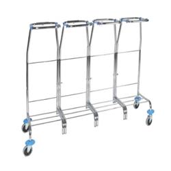 45599 - carrello cromato trio duo lt70x2