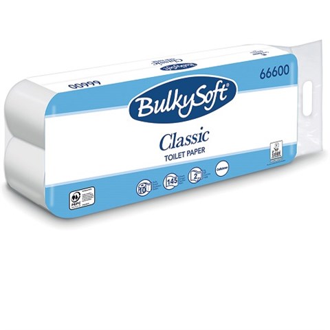 BulkySoft PAPEL HIGIÉNICO Bulkysoft HOTEL PC 2v Pcs.10 BulkySoft - 44810 - F001178