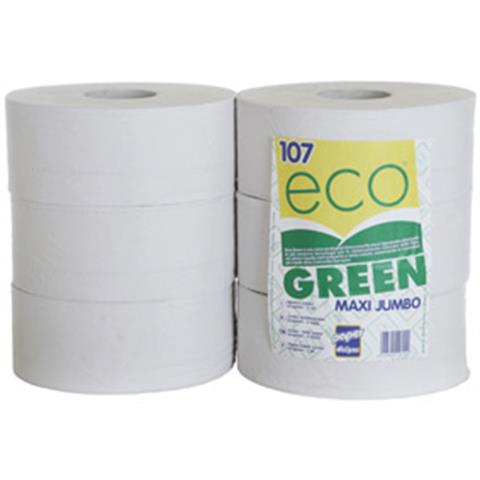  CARTA IGIENICA MAXI JUMBO ECO VERDE Mt.400 Pz.6  - 4000171 - F000593