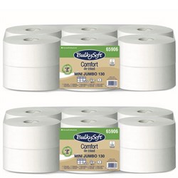 CARTA IGIENICA MINI JUMBO P.C. 2v Mt.130 Pz.12