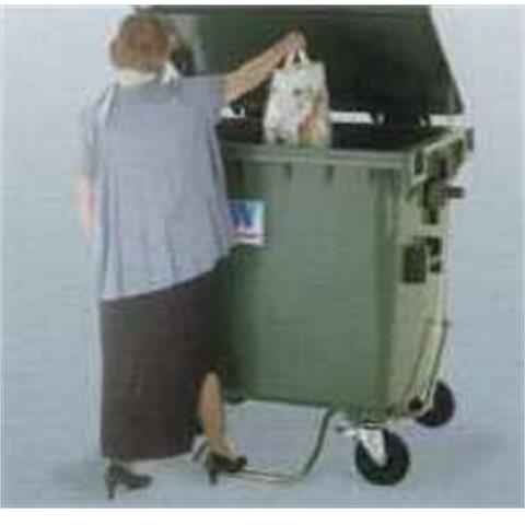  CASSONETTO MGB Lt.1100 VERDE con RUOTE, PEDALE e CATARINFRANGENTI  - 41887 - F000005