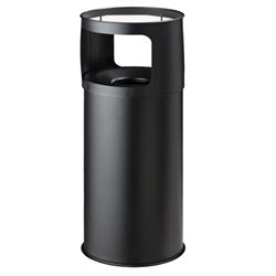 45789 - portacenere gettacarte nero lt50