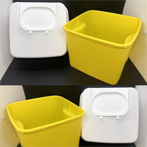  CONTENITORE RECUPERO AGHI e MATERIALI CONTAMINATI Ml.3500  - 45536 - F001746