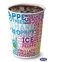 45791 - bicchieri bianchi in cartoncino per bevande fredde da ml200 pz2500