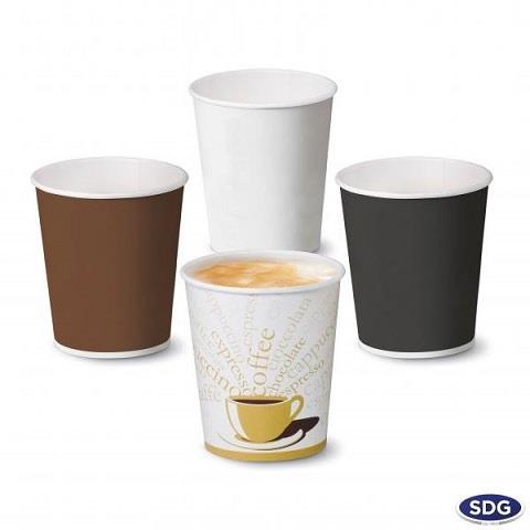 SDG BICCHIERI BIANCHI in CARTONCINO per BEVANDE CALDE da 3OZ Pz.2000 SDG - 45737 - F001276