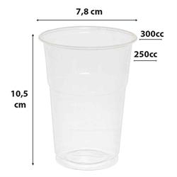 45636 - bicchieri pla biodegradabili cc300 pz1250