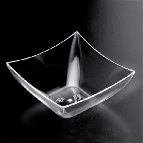  COPPETTA MINI QUADRATA TRASPARENTE Cc.90 Pz.500  - 42941 - F000382