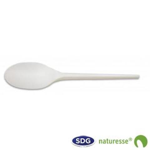 SDG CUCCHIAI BIODEGRADIBILI BIANCHI SMART in CPLA Pz.1000 SDG - 45663 - F001276