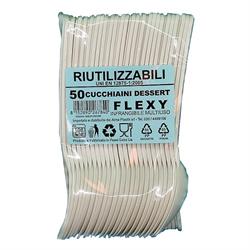 CUCCHIAINO DESSERT "FLEXY" in PP REUSE Cm.15 Pz.1000