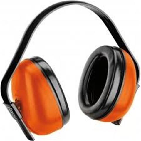  CUFFIA ANTIRUMORE AD ARCHETTO color ARANCIO mod. NEWTEC C2 H.30  - 44866 - F001672