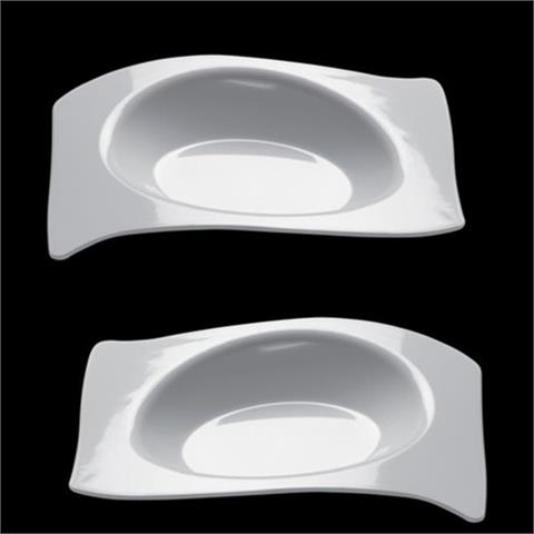  PIATTINO FLAT PS BIANCO Cc.15 Pz.500  - 45494 - F000382