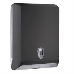 45815 - dispenser asciugamani in fogli a v nero linea colored pz600