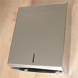 500232 - dispenser asciugamani piegati maxi acciaio inox pz400