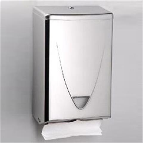  DISPENSER ASCIUGAMANI PIEGATI MAXI VR-ACCIAIO INOX Pz.500  - 41390 - F001396