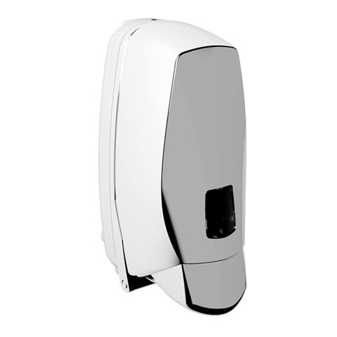  DISPENSER SAPONE a RABBOCCO CROMATO SILVER Ml.1000 - Linea STERLING  - 41383 - 