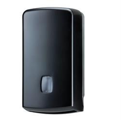 45775 - dispenser ci interfogliata silver in abs nero 500 fogli