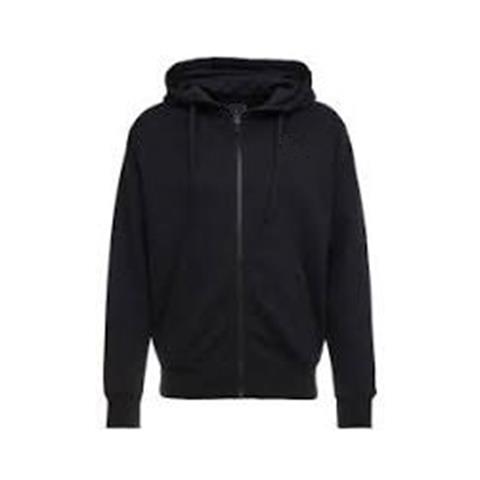  FELPA ZIP COMPLETA NERA (Tg.XS -> XXL)  - 45163 - F001532