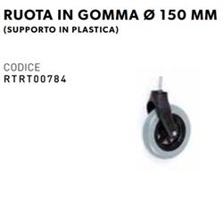 IPC TOOLS - RUOTA in GOMMA Ø150mm.