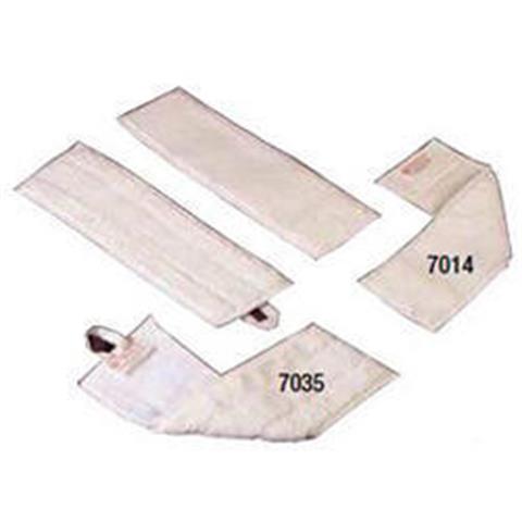  FRANGIA MICROFIBRA con TASCHE Cm.40x10  - 1501013 - F000637