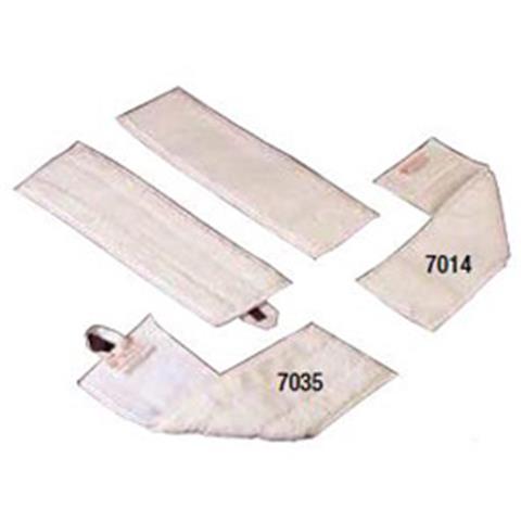  FRANGIA MICROFIBRA FONDO VELCRO Cm.44x14  - 40610 - F000637