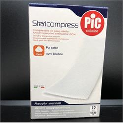 45532 - garze compresse sterili in cotone idrof cm18x40 confsing pz12