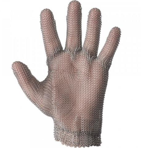  GUANTI in MAGLIA D'ACCIAIO ANTISCANNAMENTO Mod. AMBIDESTRO  - 43532 - F001925
