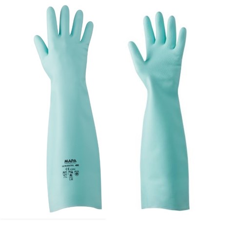  GUANTI in NITRILE VERDE 