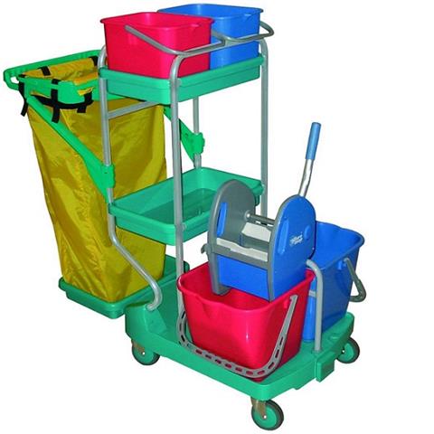  IPC EUROMOP - CARRELLO TOP EVOLUTION MEGA COLOR VERDE  - 44137 - F001348