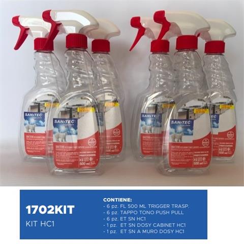 SANITEC KIT HC1 DETERGENTE WC Ml.500 SANITEC - 44739 - F001399