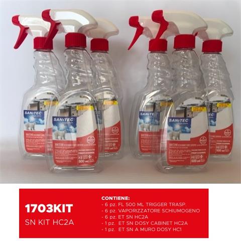 SANITEC KIT HC2A ANTICALCARE DISINCROSTANTE Ml.500 SANITEC - 44740 - F001399