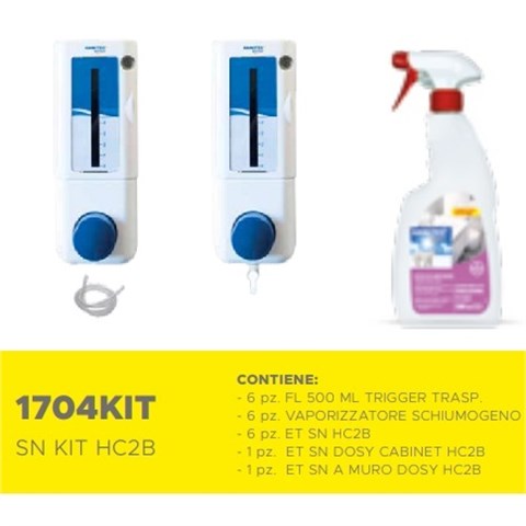 italchimica s.r.l. KIT HC2B ALCALINO BAGNO Ml.500 italchimica s.r.l. - 44741 - F001399